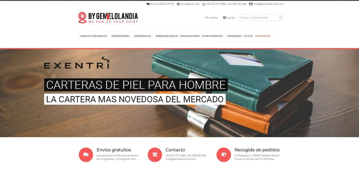 Nueva Web de Gemelolandia - Gemelolandia la Web para comprar Gemelos Online
