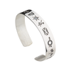 Pulsera Ancha ALMAHISPANIA Plata 20cm
