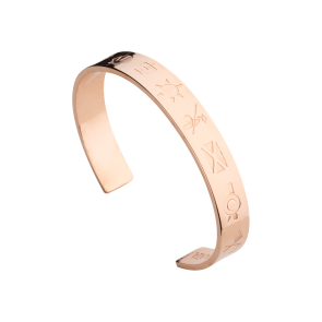 Pulsera ALMAHISPANIA Baño Oro Rosa 16cm