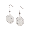 Pendientes ALMAHISPANIA 6+6 Plateados 20mm