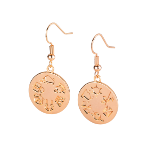 Pendientes ALMAHISPANIA 6+6 Rose 20mm