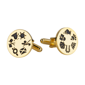 Gemelos para Camisa ALMAHISPANIA 6+6 Dorado 18mm