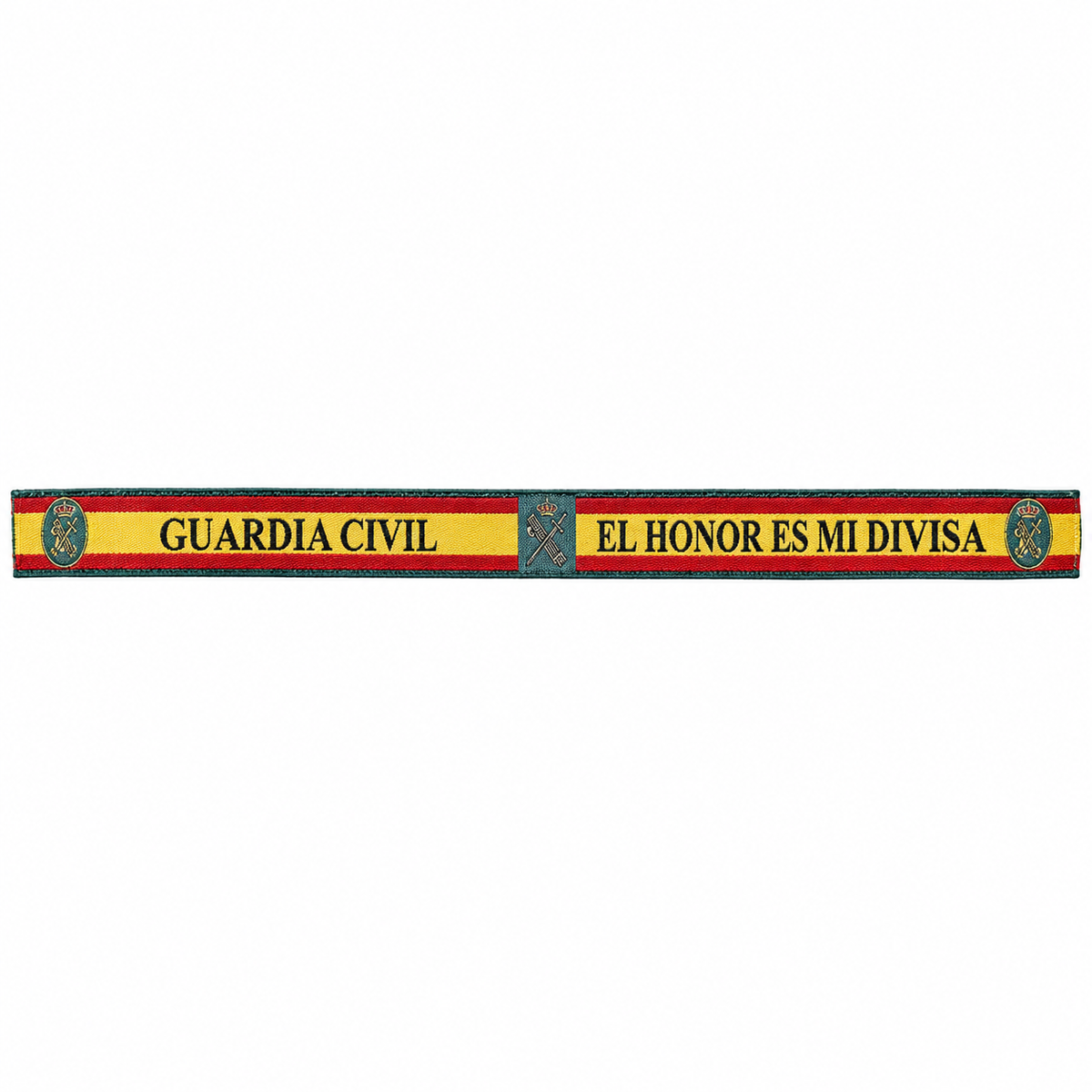 Pack de 7 Pulseras de Tela Bordada Guardia Civil El Honor es mi Divisa 33 cm