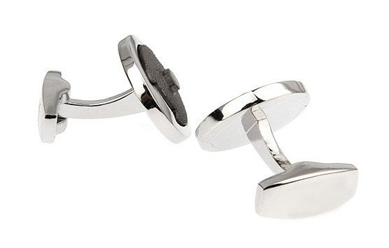 Gemelos de Camisa DAM Dotted Hexagon in Steel 20mm