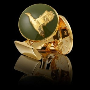 Gemelos Skultuna Serie The Hunter The Flying Duck - El Pato Volando Dorado