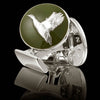 Gemelos Skultuna Serie The Hunter The Flying Duck - El Pato Volando Plateado