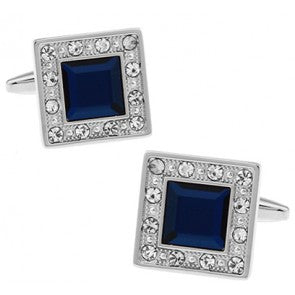 Gemelos Square Crystal Blue