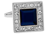 Gemelos Square Crystal Blue