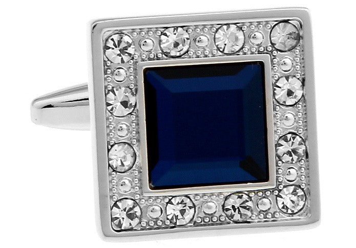 Gemelos Square Crystal Blue