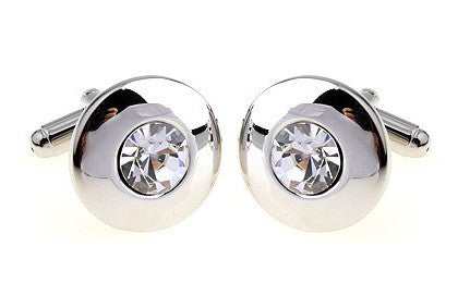 Gemelos Wedding Rounded White Cristal