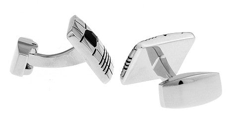 Gemelos Wedding Stripes in Square in Black