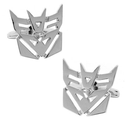 Gemelos Transformers Plateados