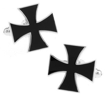 Gemelos Cruz Gamada Negra