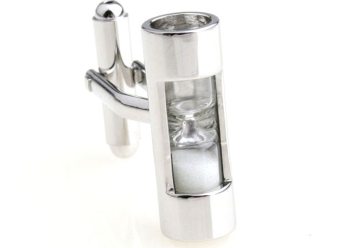 Gemelos Reloj de Arena Blanco