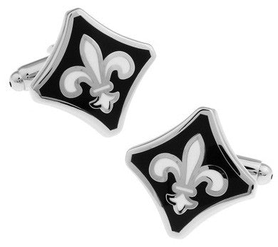 Gemelos  de Bandera Flor de Lys
