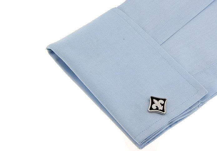 Gemelos  de Bandera Flor de Lys