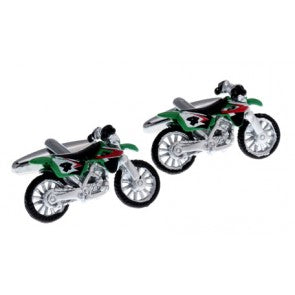 Gemelos Moto de Motocross Verde