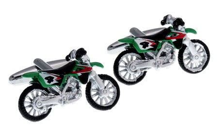 Gemelos Moto de Motocross Verde