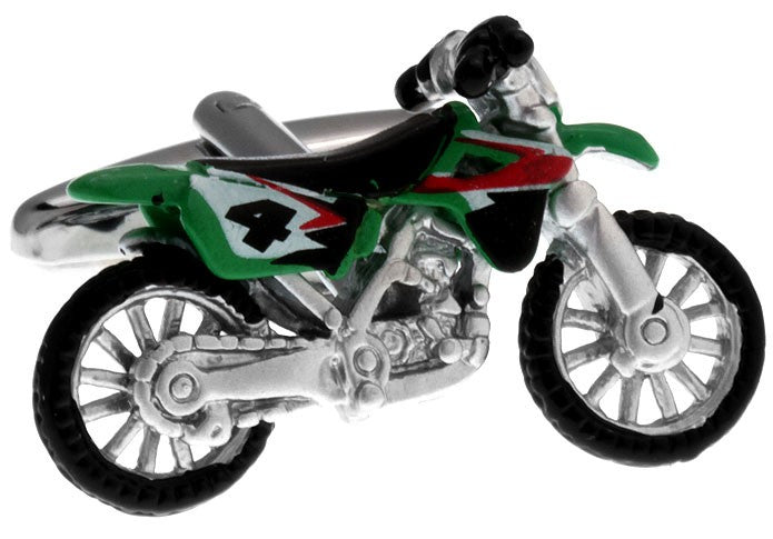 Gemelos Moto de Motocross Verde