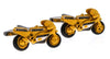 Gemelos Moto Amarilla