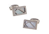 Gemelos de Camisa Diseño Rectangular Plated 20,5x12,5mm