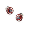 Gemelos de Camisa Escudo Capitán América mod 3 17x17mm