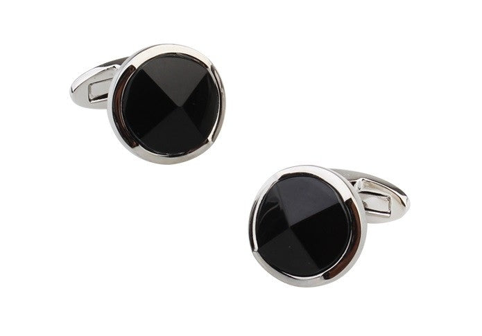 Gemelos de Camisa Piramidal Brigth Black 16mm
