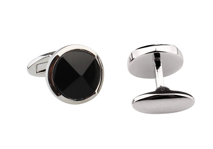 Gemelos de Camisa Piramidal Brigth Black 16mm