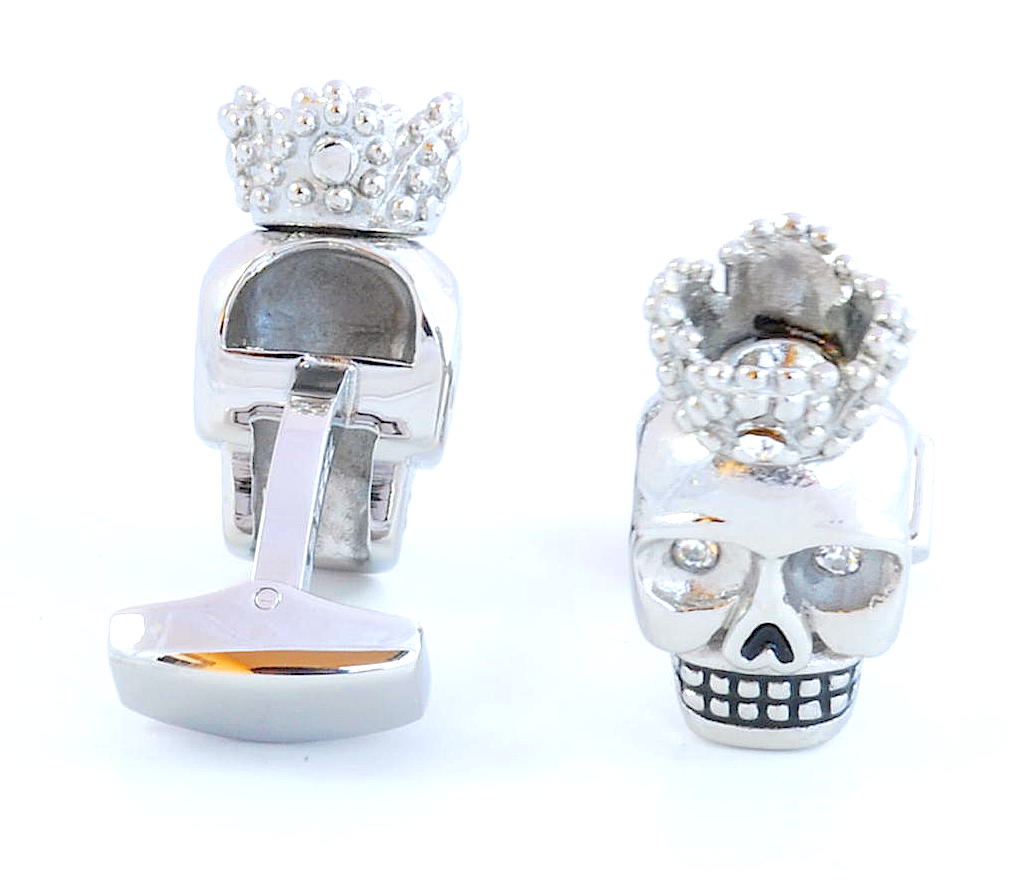 Gemelos Steel C Calavera Noble