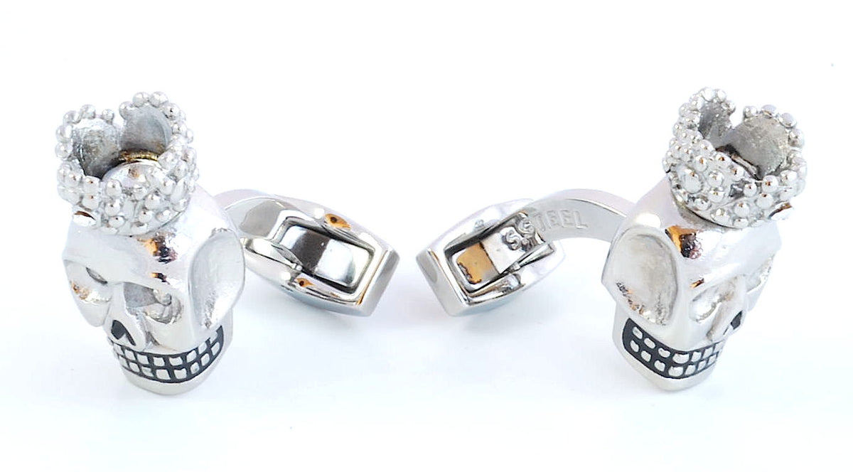Gemelos Steel C Calavera Noble