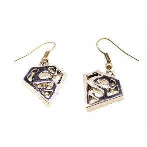 Pendientes Superman Plated 17x15mm