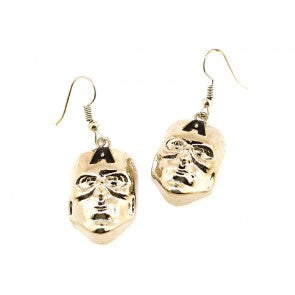 Pendientes Capitan America face 22x15mm