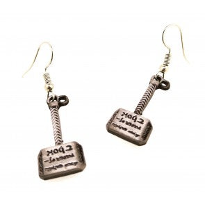 Pendientes Martillo Thor 25x12mm