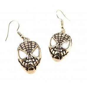 Pendientes Spiderman Plated Face 22x15mm