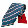 Corbata HUGO 7cm Gris con rayas rojas
