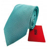 Corbata HUGO 7cm Verde estampada