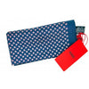 Pañuelo de Bolsillo HUGO Azul Estampado Rosa 33x33 cm
