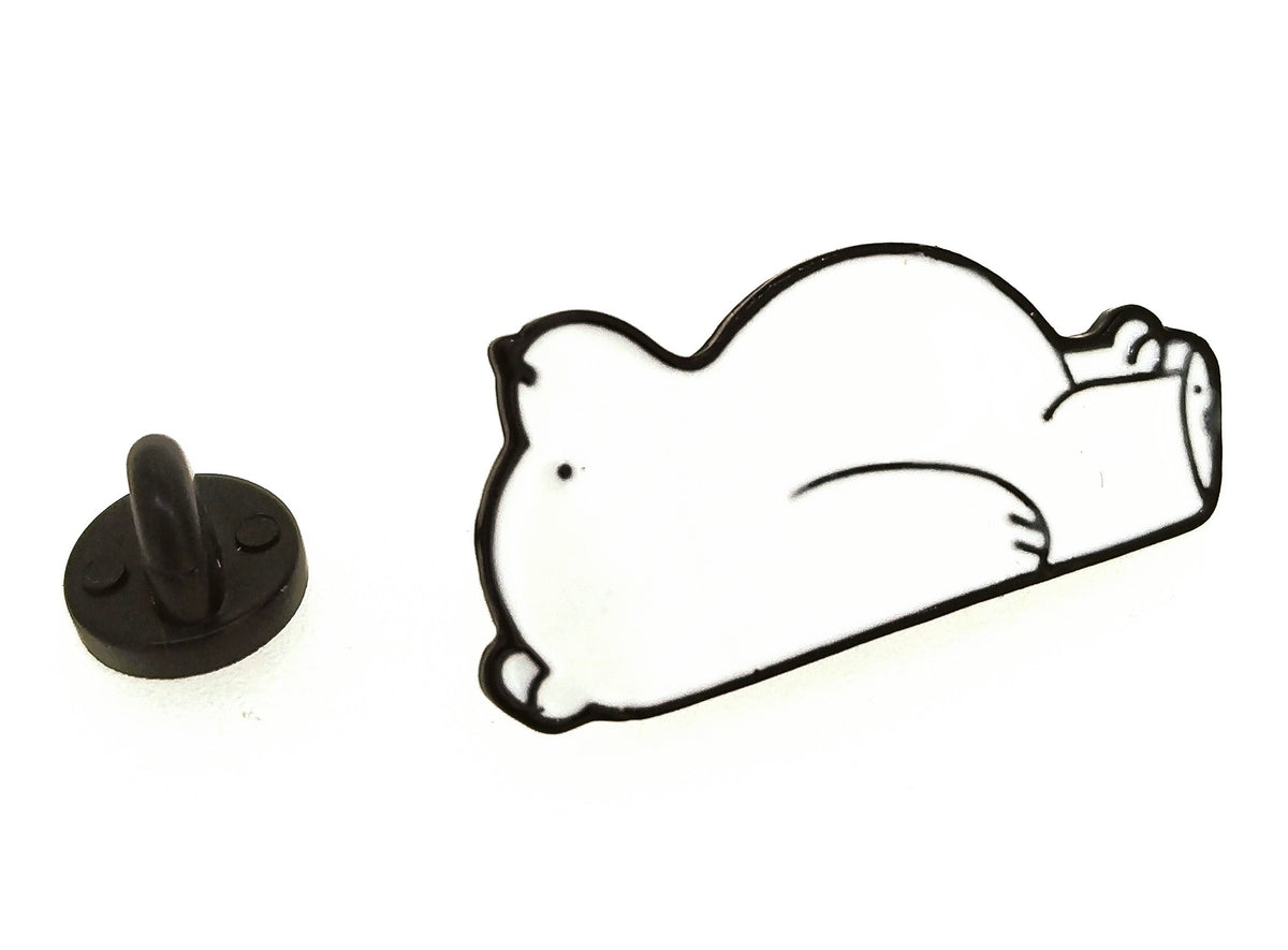 Pin de solapa Osito Polar Tumbado 35x15mm