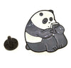 Pin de solapa Osito Panda 30x30mm
