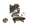 Pin de solapa Guerrero Negro 55x30mm