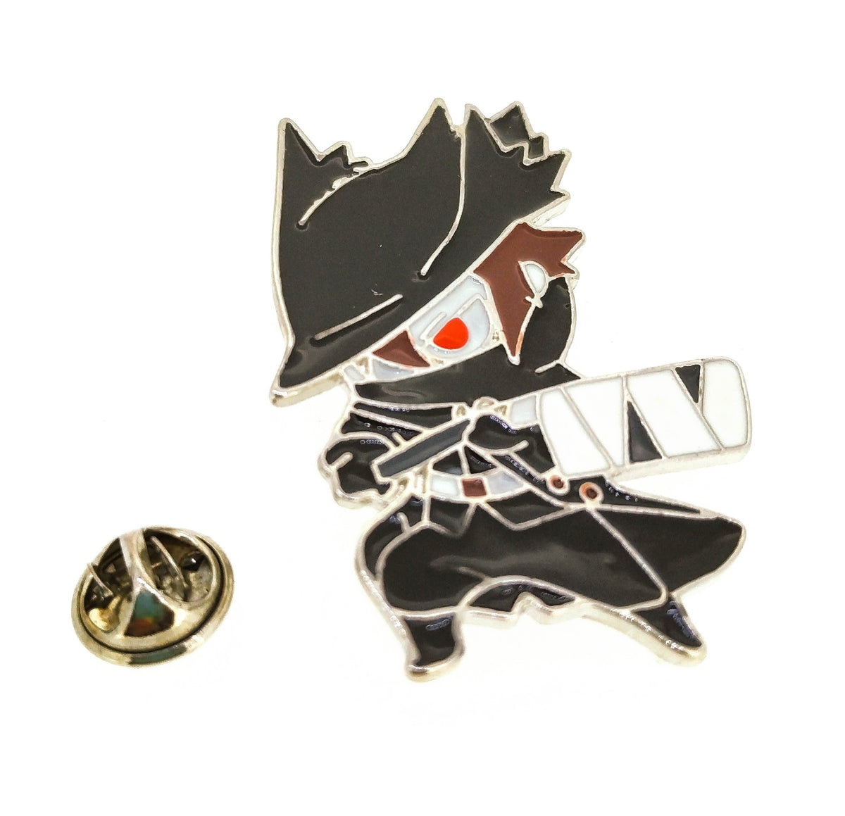 Pin de solapa Guerrero Negro 55x30mm