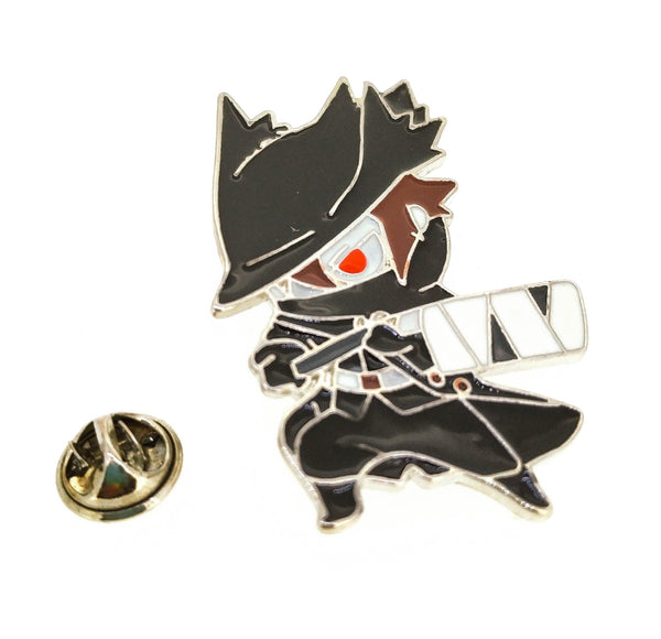 Pin de solapa Guerrero Negro 55x30mm