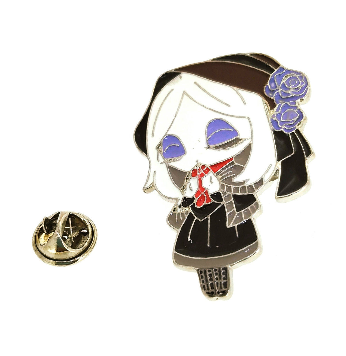 Pin de solapa Maga Besando Rosa 50x35mm