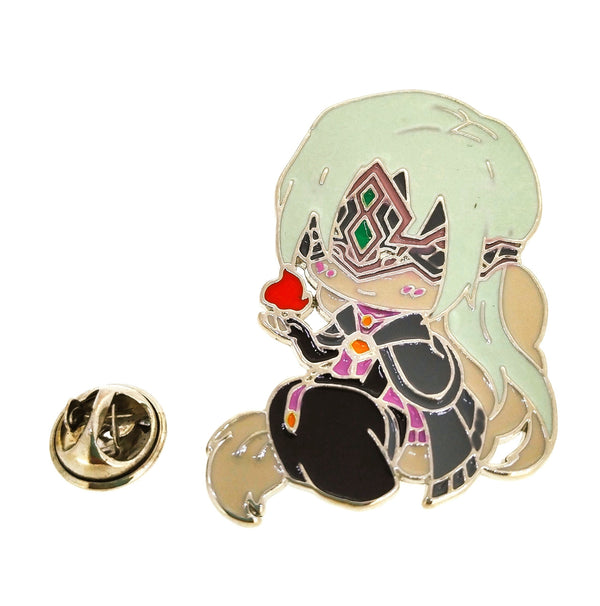 Pin de solapa Guerrera con Llama Fuego 50x30mm