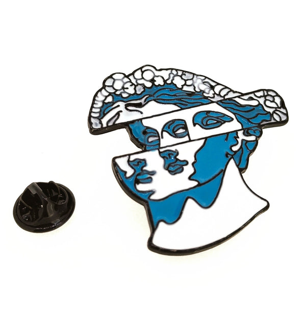 Pin de solapa Cara efecto visual mod 2 40x40mm