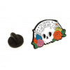 Pin de solapa Calavera Floreada 25x16mm
