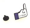 Pin de solapa F*** Trump 25x25mm
