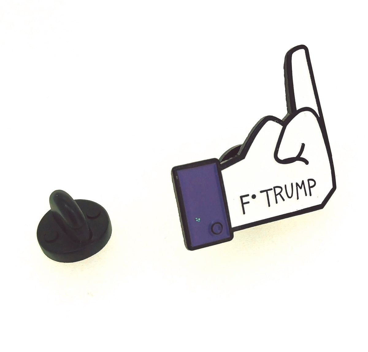 Pin de solapa F*** Trump 25x25mm