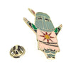 Pin de solapa Guerrero Brazos en Cruz 45x35mm