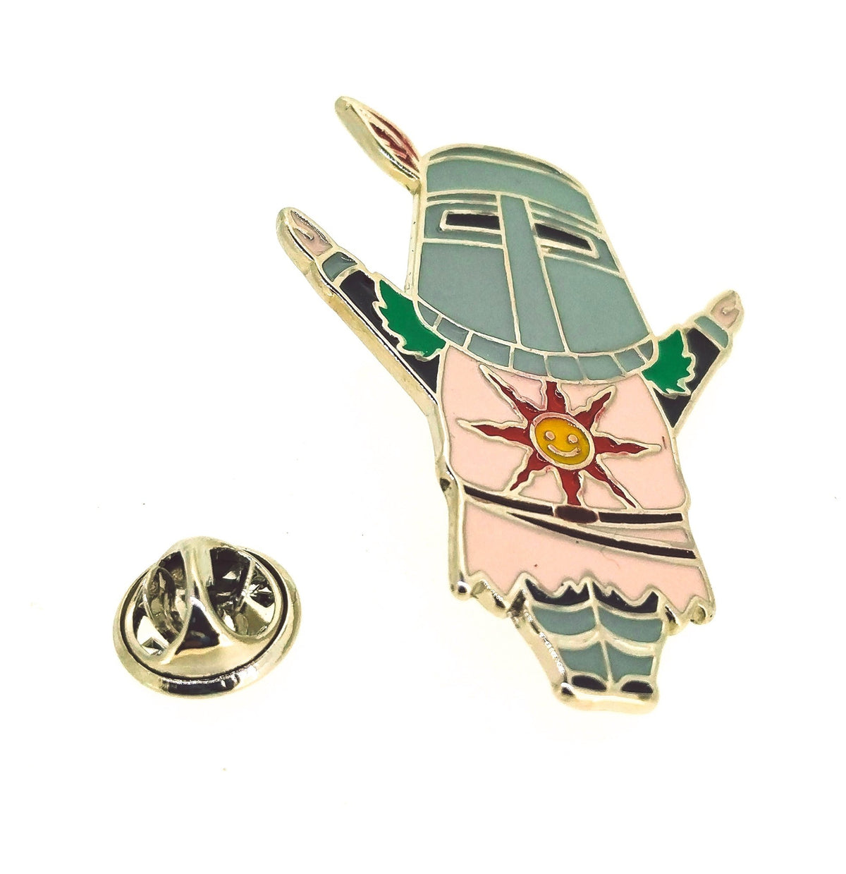 Pin de solapa Guerrero Brazos en Cruz 45x35mm